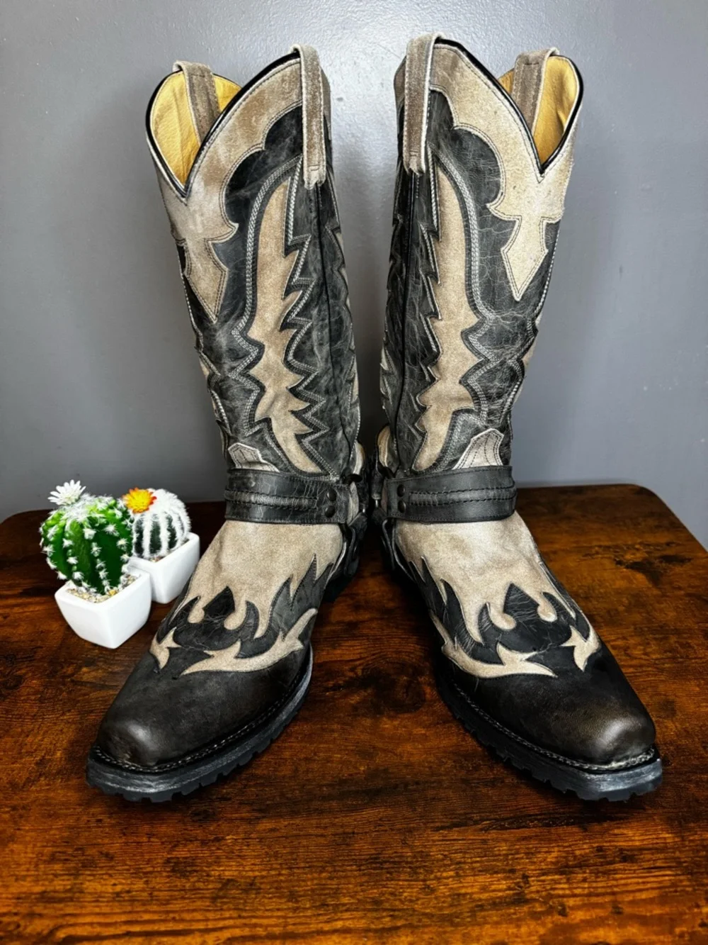 Stetson Outlaw Wings Biker Western/Biker boot - Picture 2 of 7